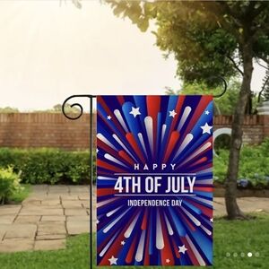 4th of July Independence Day Garden Flag